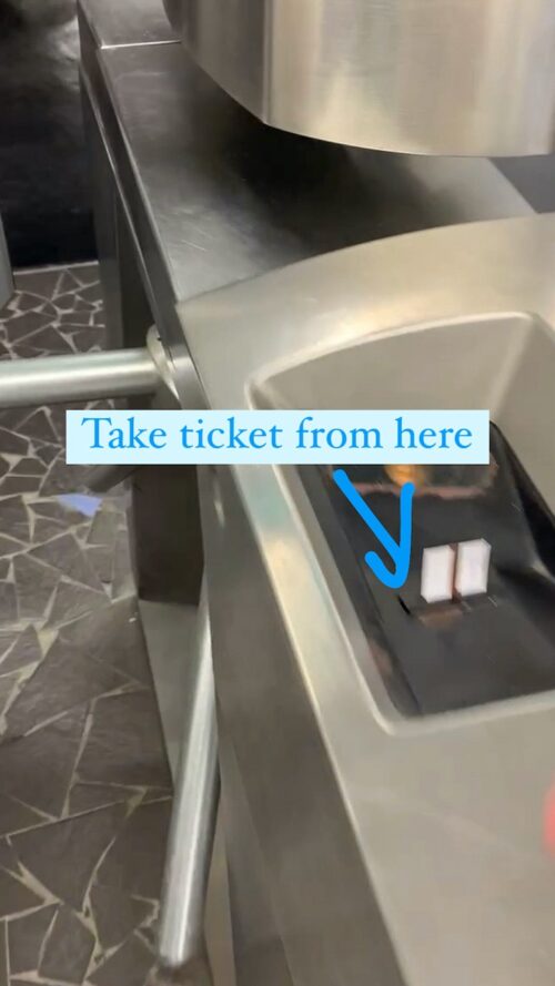 ticket turnstyle